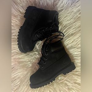 Toddler Size 5 Premium Black Timberland Boots